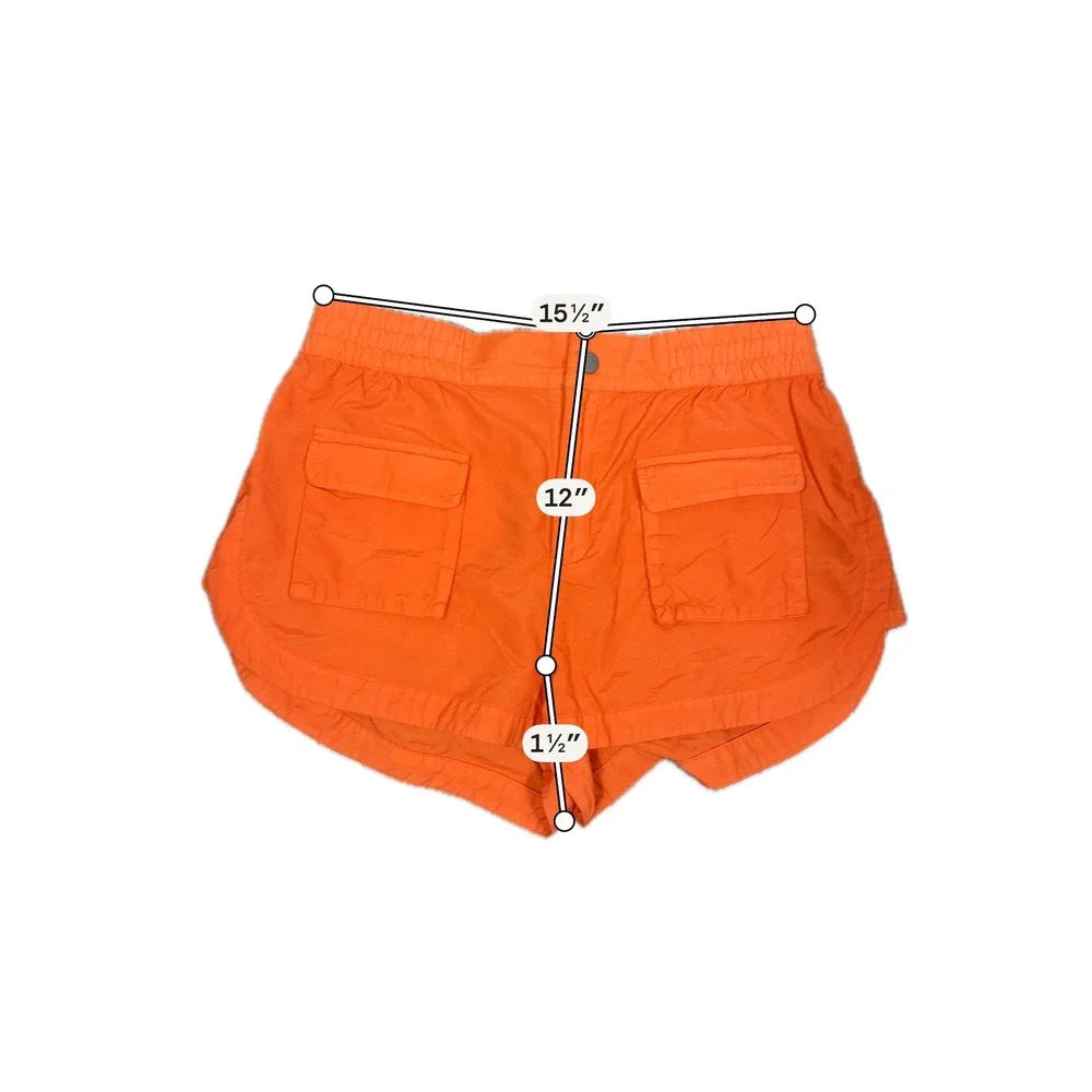 Urban Outfitters‎ Orange Cargo Style Shorts - SIZE L Gorpcore Summer Outdoors